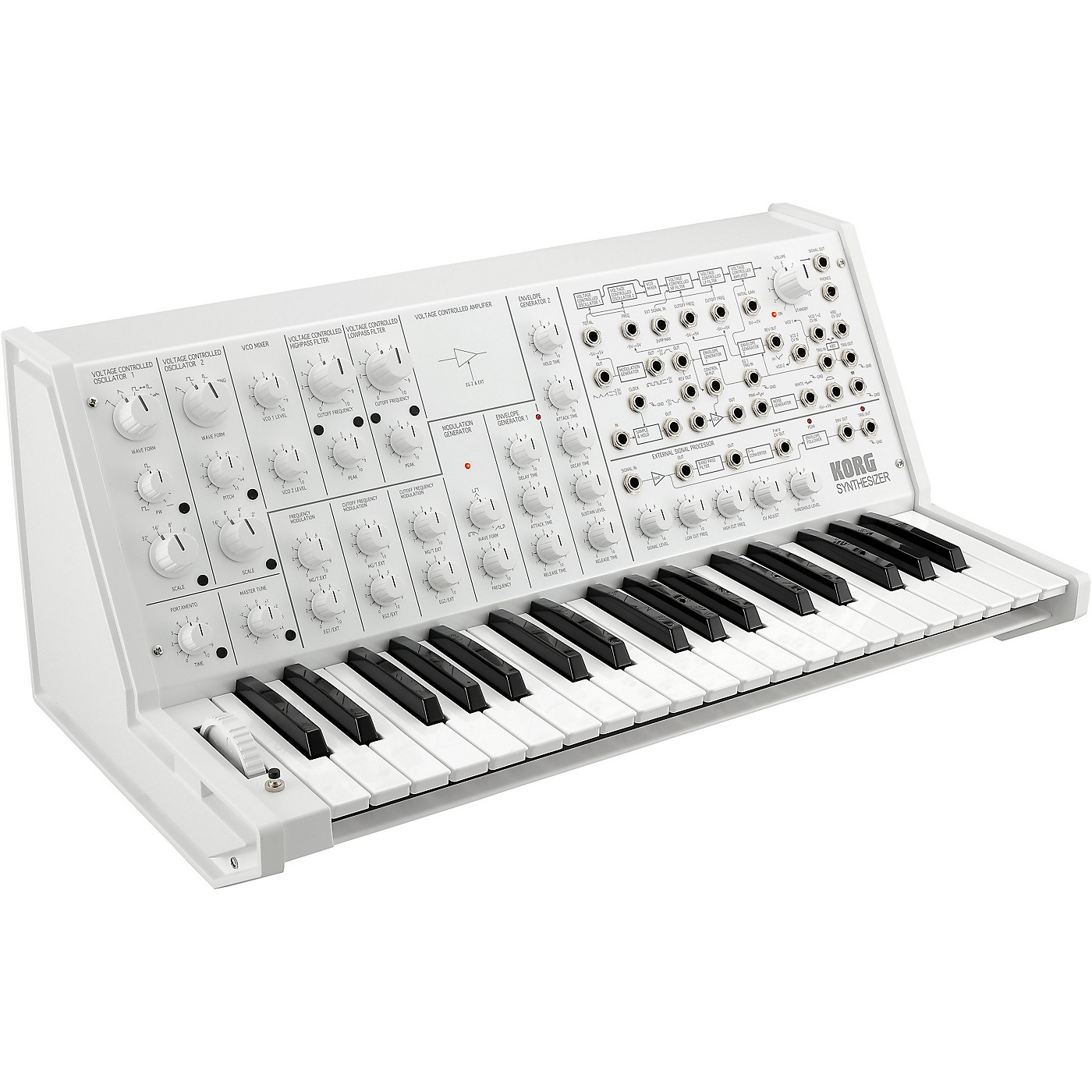 KORG MS-20 FS Analog Synthesizer White Promo ???? KORG KORG MS-20 FS Analog Synthesizer White ???? -Music Nomad Shop L72985000002000 00 1400x1400 1