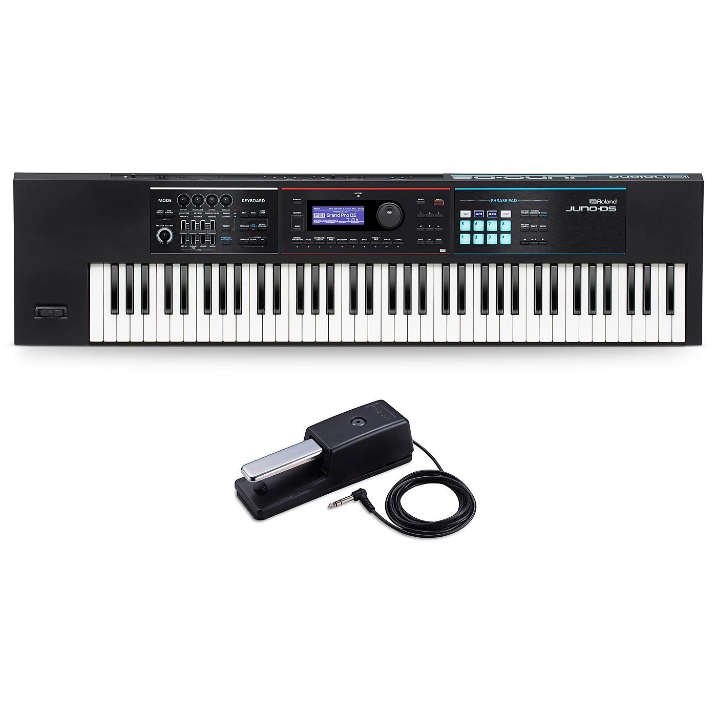 Coupon ⭐ Roland Roland JUNO-DS76 Synthesizer With DP-10 Pedal ???? 1 Coupon ⭐ Roland Roland JUNO-DS76 Synthesizer With DP-10 Pedal ????