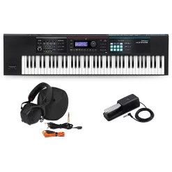 New ???? Roland Roland JUNO-DS76 Synthesizer With DP-10 Pedal And V-Moda M-100 Headphones ????