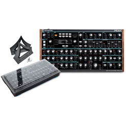 Coupon ???? Novation Novation Peak Desktop Synthesizer With Decksaver Cover And Stand ????